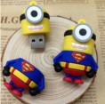 Pen Drive 4 Gb Minions Super Heróis