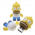 Pend Drive Homer Simpson Personalizado, 4gb De Memória