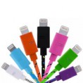 Cabo Dados Usb New Iphone 5 Lightning Colorido  Ipad Mini, Qualidade incomparavel 2m
